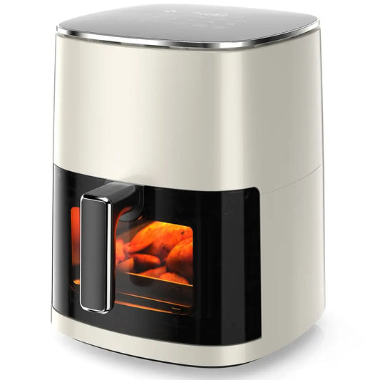 Air Fryer 6 Quart Capacity With Window Square Air Fryer 12-in-1 Air Fry Roast Reheat Dehydrate Bake Steam With 400F - 5