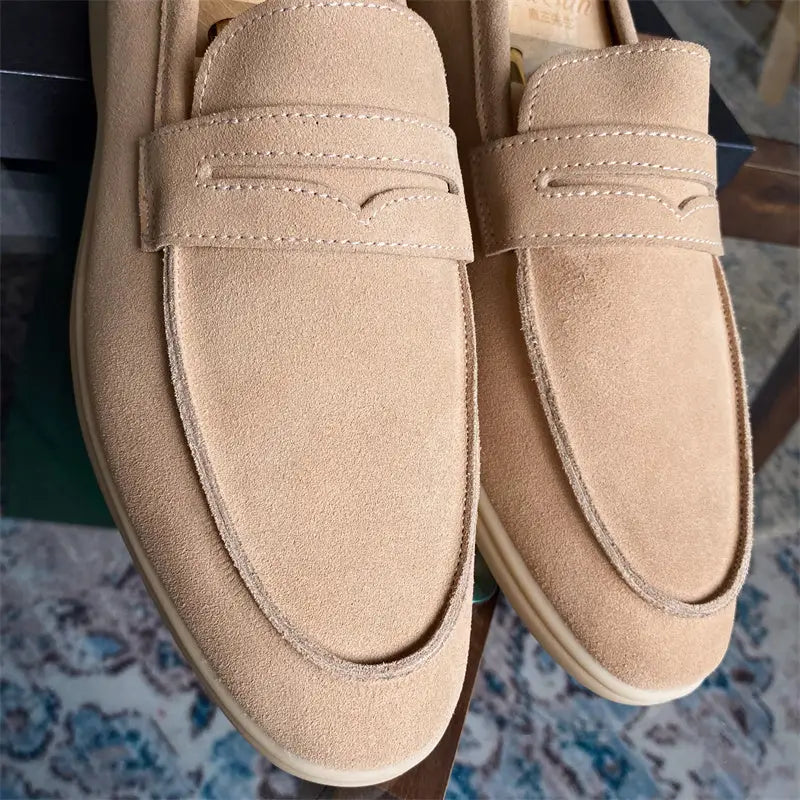 All-match Genuine Leather Handmade Men's Casual Shoes Beyond Trends Hub
