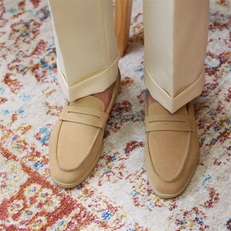 All-match Genuine Leather Handmade Men's Casual Shoes Beyond Trends Hub