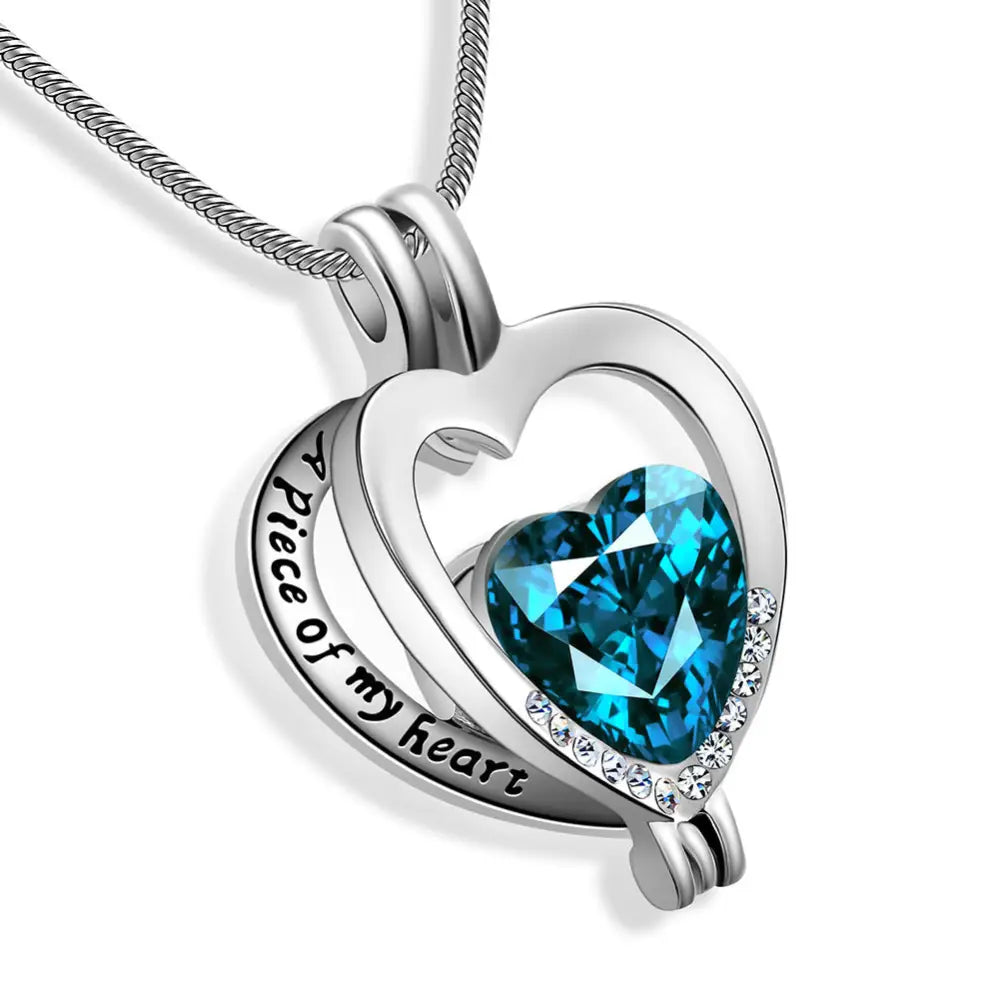 Alloy Heart-shaped Gemstone Women's Necklace Beyond Trends Hub