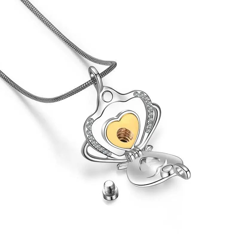Alloy Heart-shaped Gemstone Women's Necklace Beyond Trends Hub