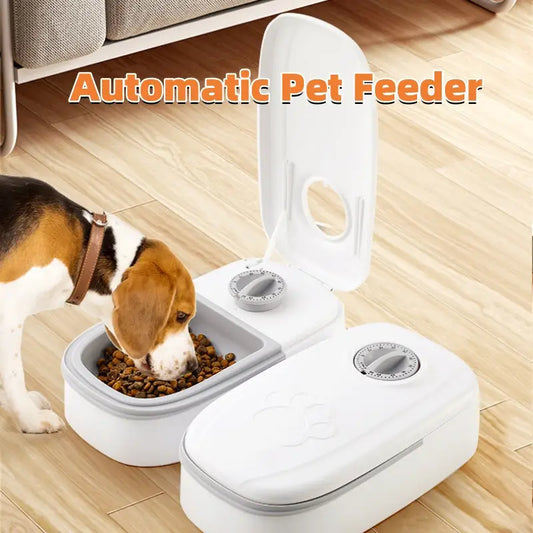 Automatic Pet Feeder Smart Food Dispenser For Cats Dogs Timer Stainless Steel Bowl Auto Dog Cat Pet Feeding Pets Supplies Beyond Trends Hub