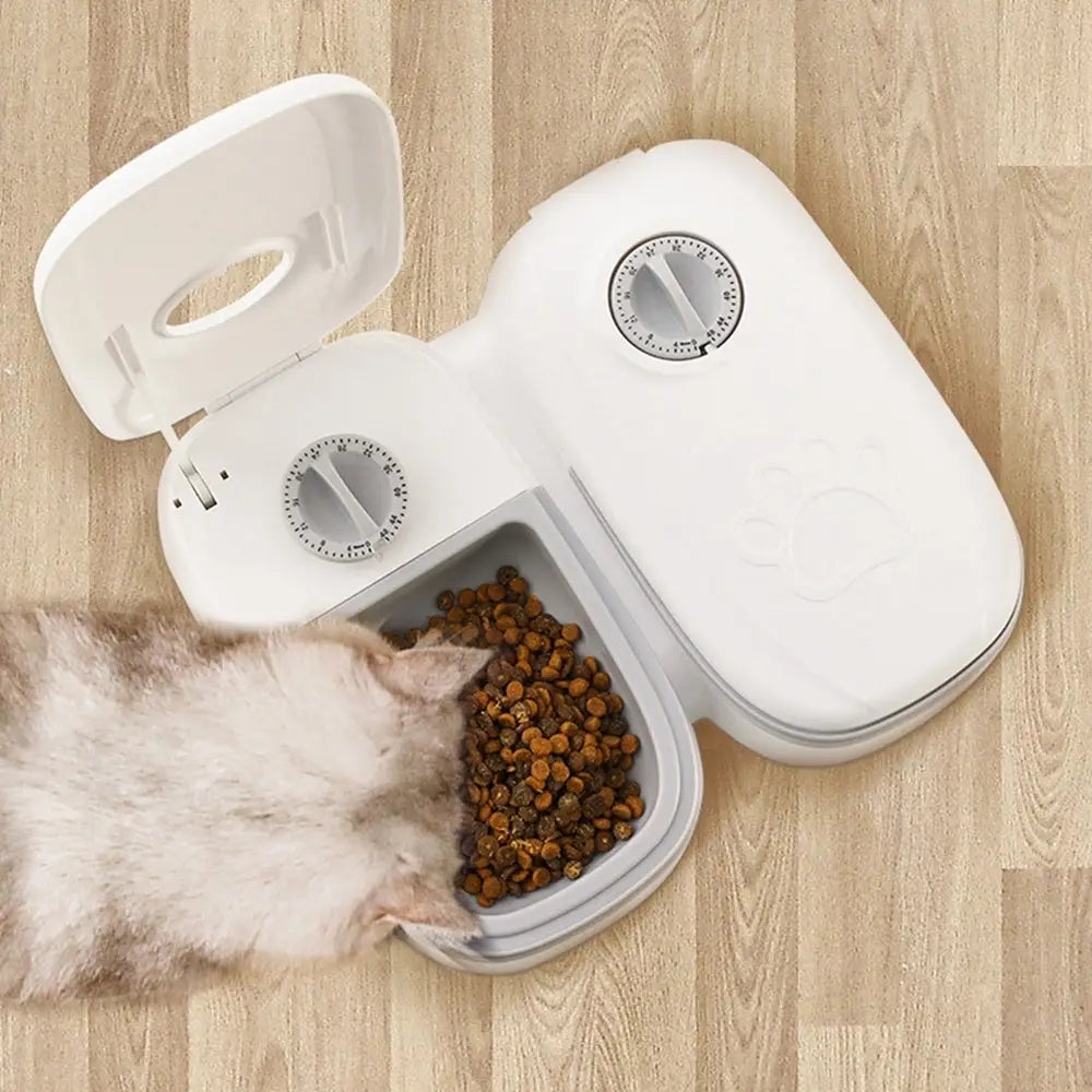 Automatic Pet Feeder Smart Food Dispenser For Cats Dogs Timer Stainless Steel Bowl Auto Dog Cat Pet Feeding Pets Supplies Beyond Trends Hub