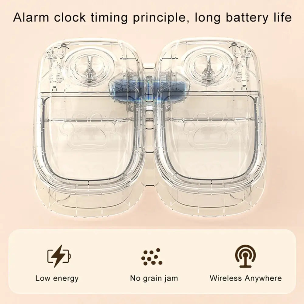 Automatic Pet Feeder Smart Food Dispenser For Cats Dogs Timer Stainless Steel Bowl Auto Dog Cat Pet Feeding Pets Supplies Beyond Trends Hub
