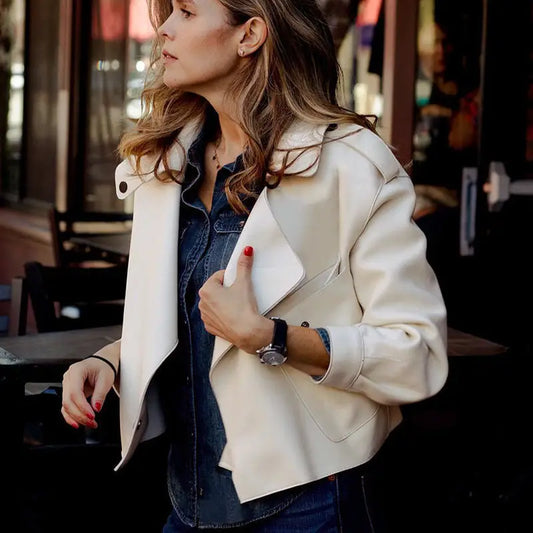 Autumn And Winter New Products Women's Leather Jackets Beyond Trends Hub