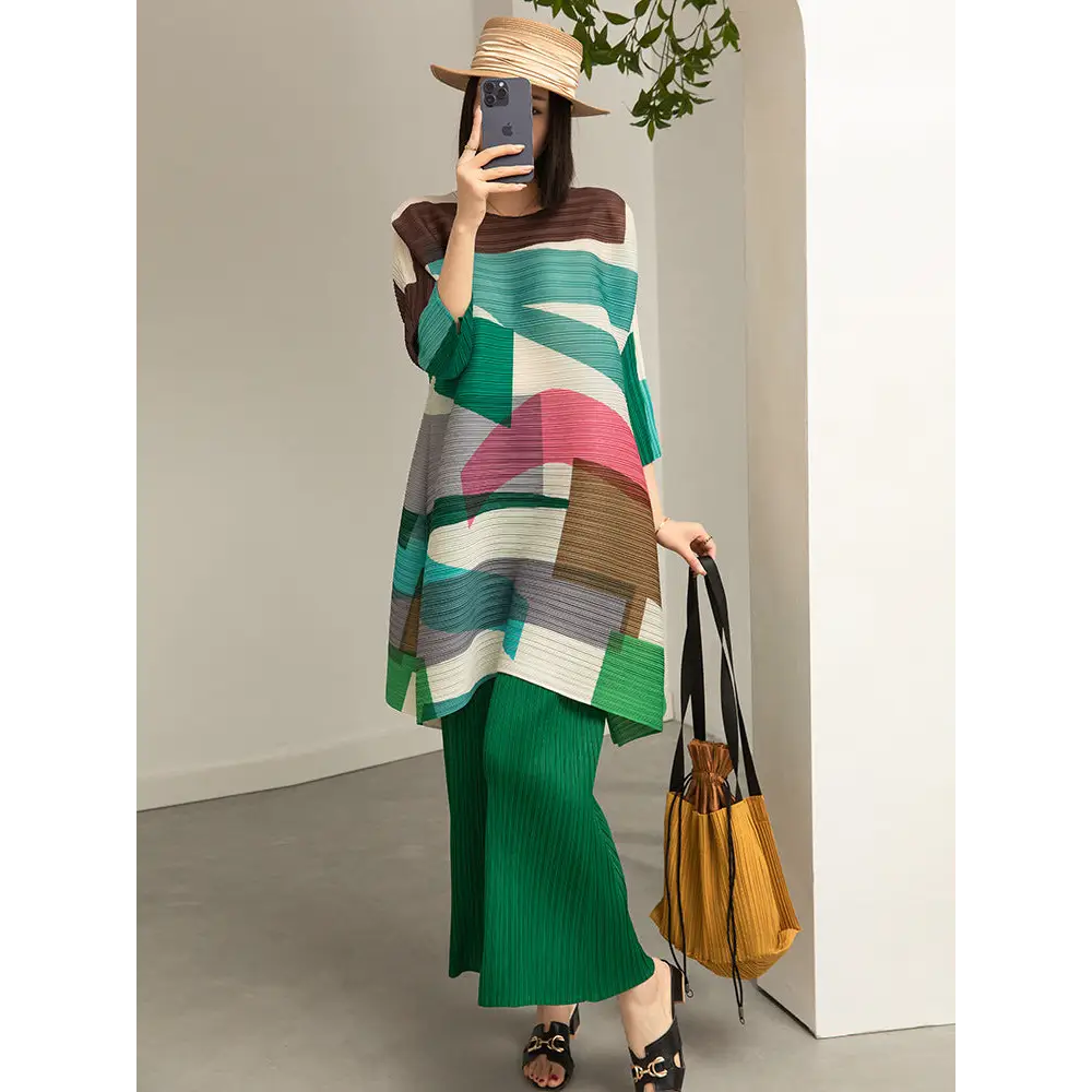 Autumn And Winter Women Fashion Two-piece Suit - Green / Free Size