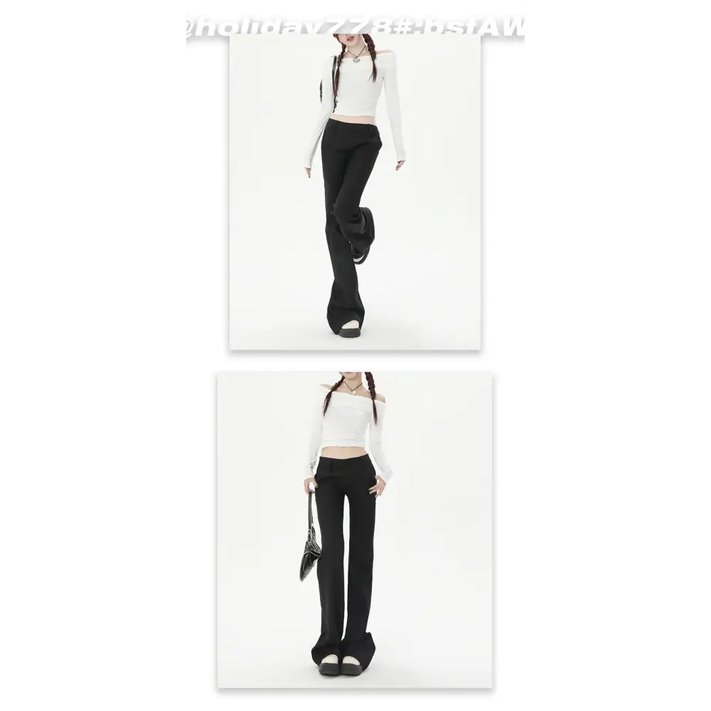 Autumn New Black Retro Casual Pants Women Beyond Trends Hub