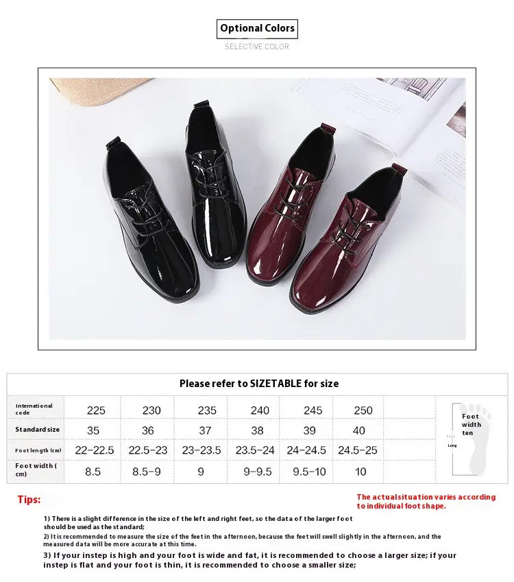 Women’s All-match Flat Low Heel Vintage Leather Shoes