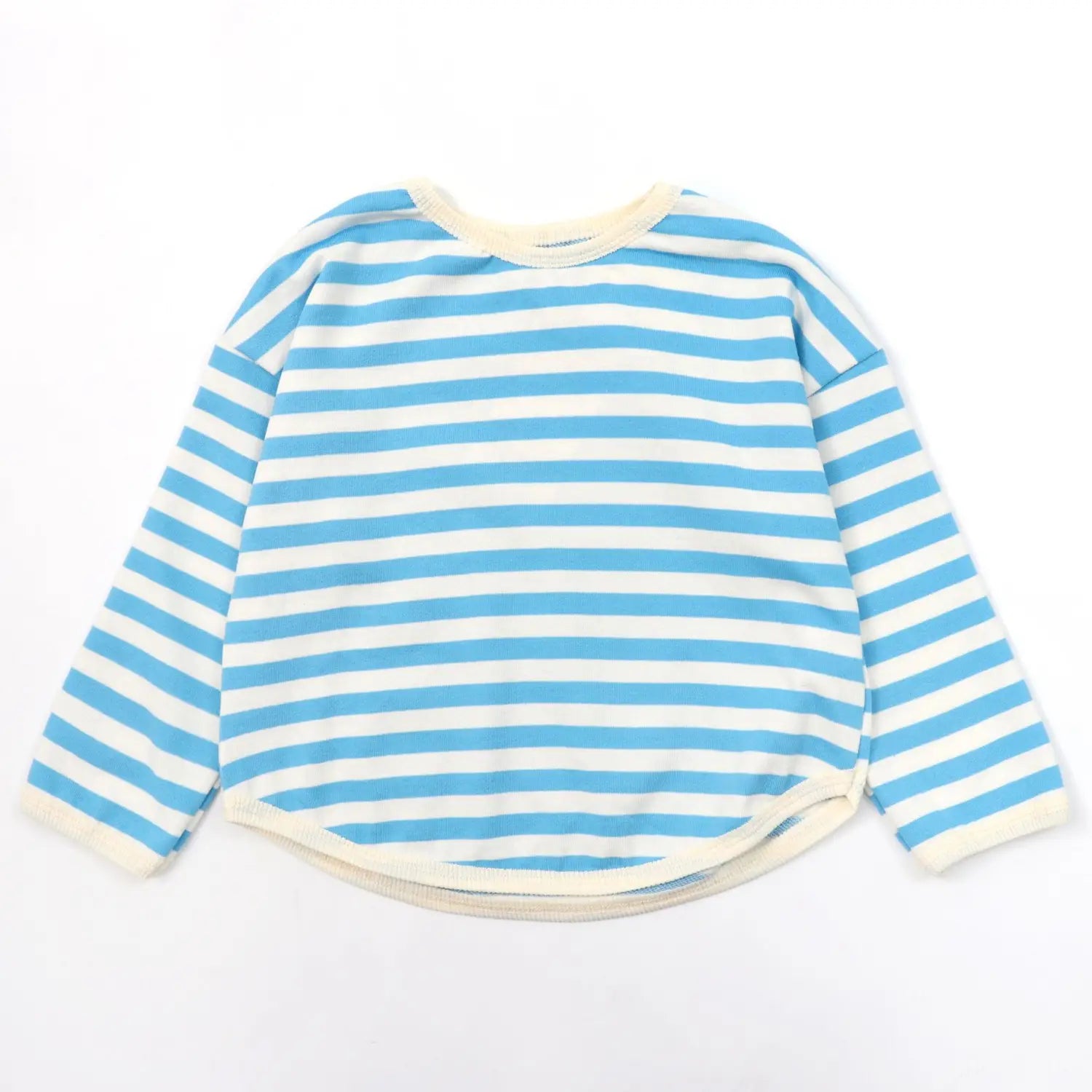 Fashionable And Personalized Children’s Cotton Striped Sweater