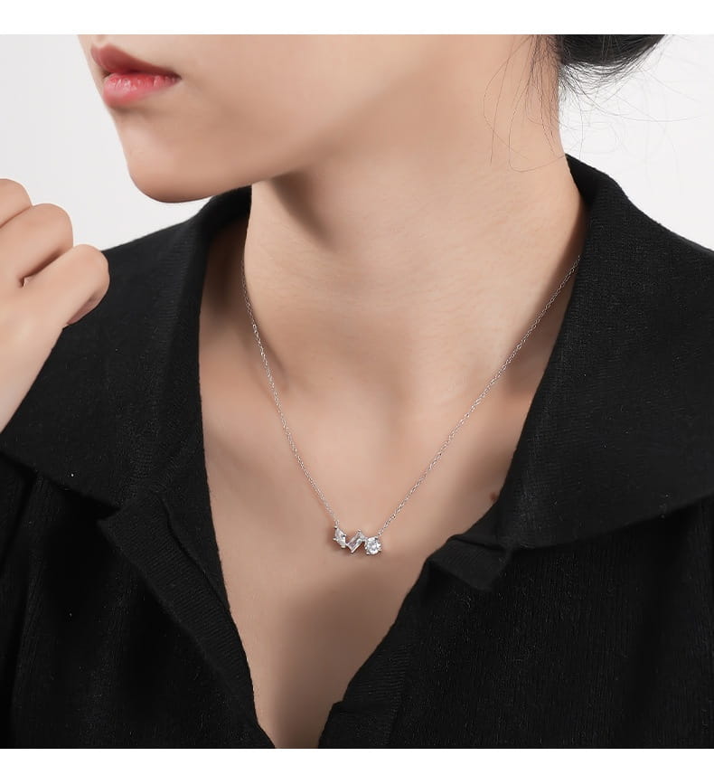 925 Silver Light Luxury Zircon Necklace