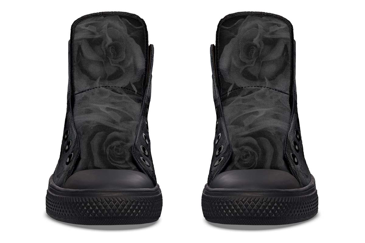 Printed Couple High-top Canvas Shoes