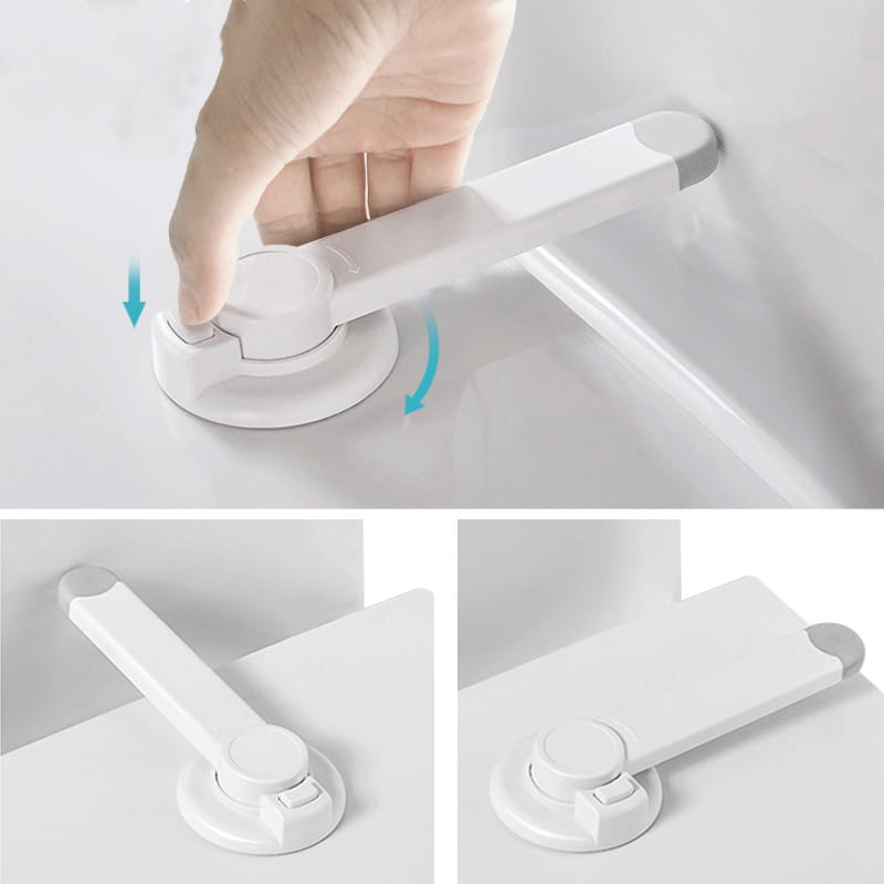 Universal children’s toilet lock for toilet