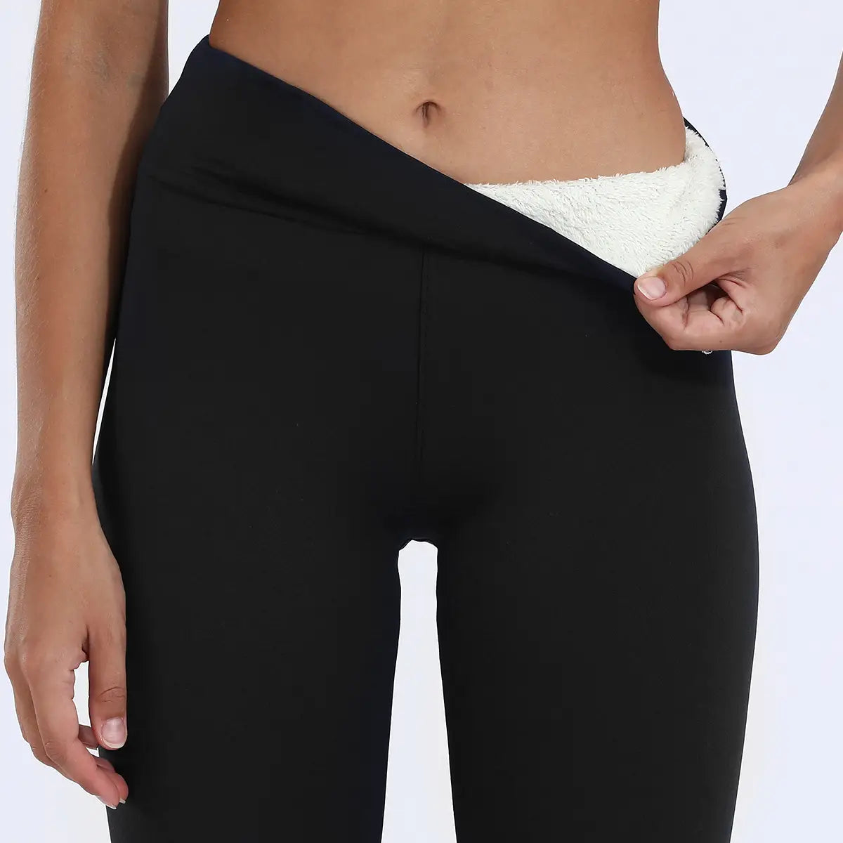 Oversized Cashmere Tight Thermal Pants Autumn And Winter Cashmere Leggings For Women