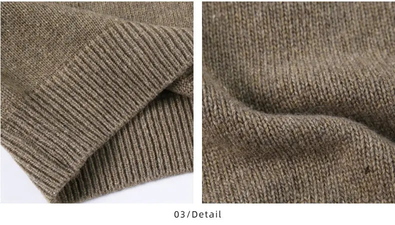Solid Color Sweater Men’s Versatile Casual Korean Style