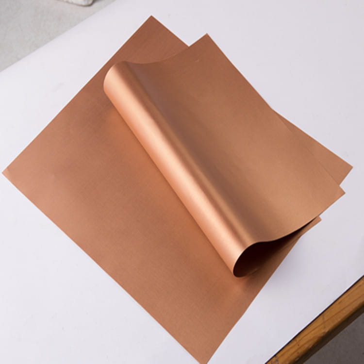 BBQ Grill Mat Copper Non-stick Barbecue Baking Liners Reusable Cooking Sheets PTFE Bakeware Sheet Easy Clean