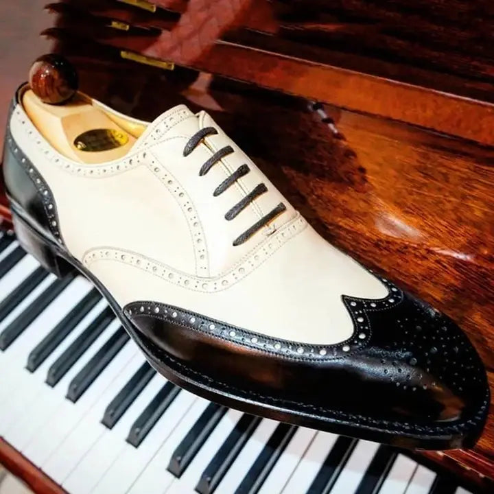 British style carved lace Goodyear breathable high-end men’s shoes