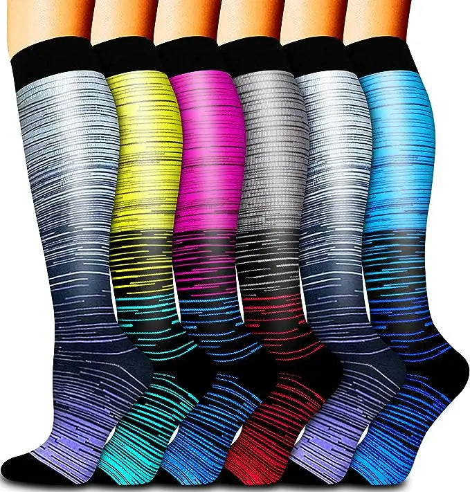 Women’s Minimalist Cartoon Printed Pressure Socks