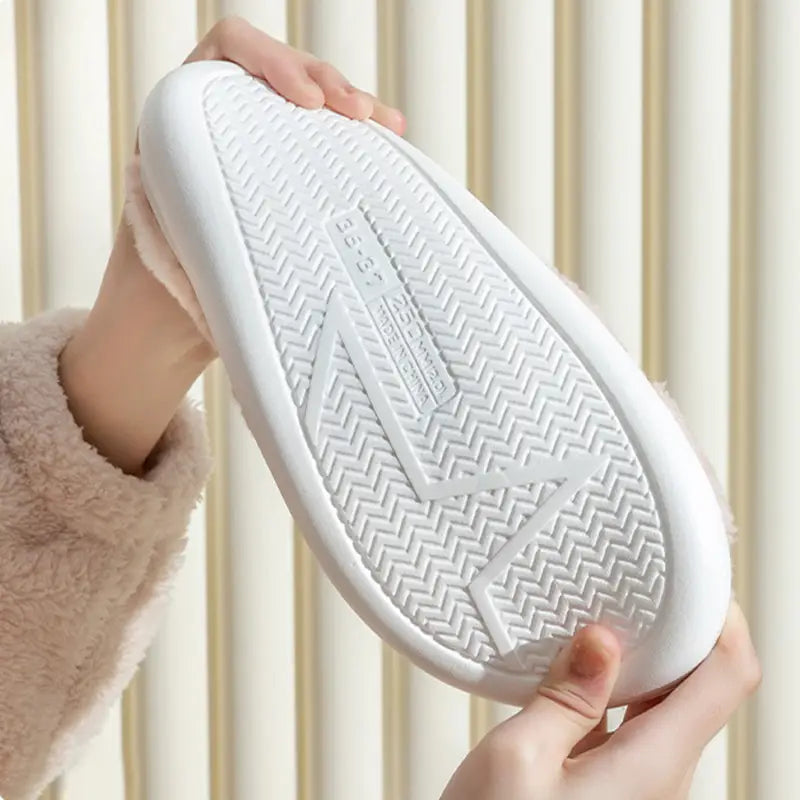 Christmas Shoes Winter Home Slippers Elk Soft Cozy Bedroom Slipper Slip On House Shoes