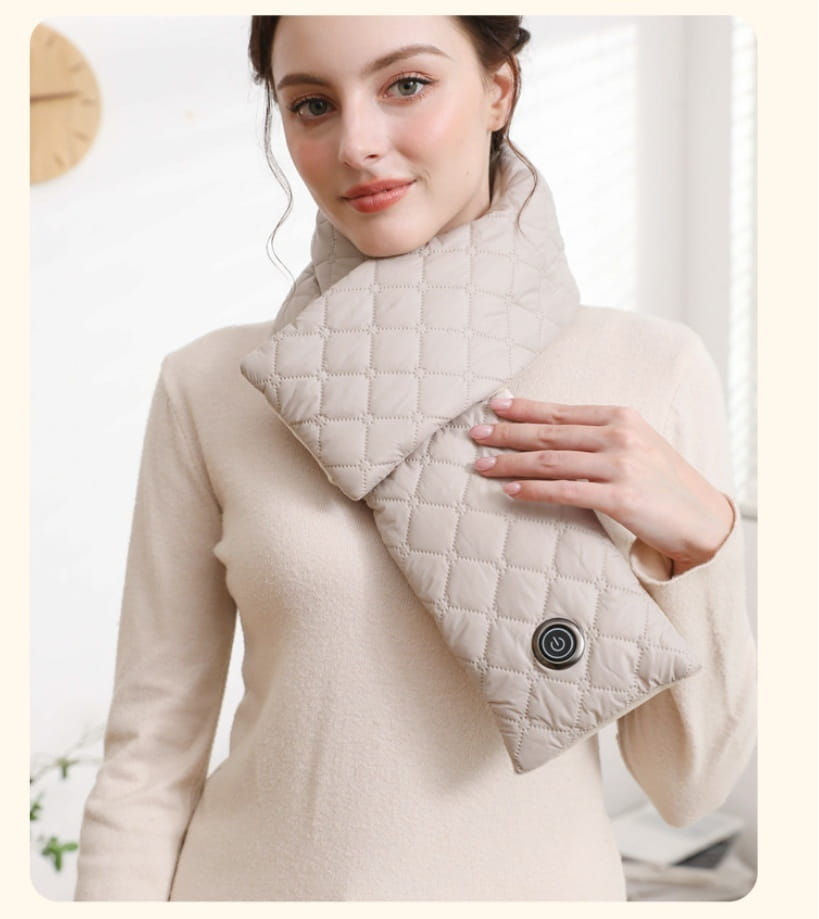 Electric Heating Scarf 3 Gear Heating Pads Outdoor Warm Heated Scarf USB Heater Thermal Shawl Neck Brace Warm Bib