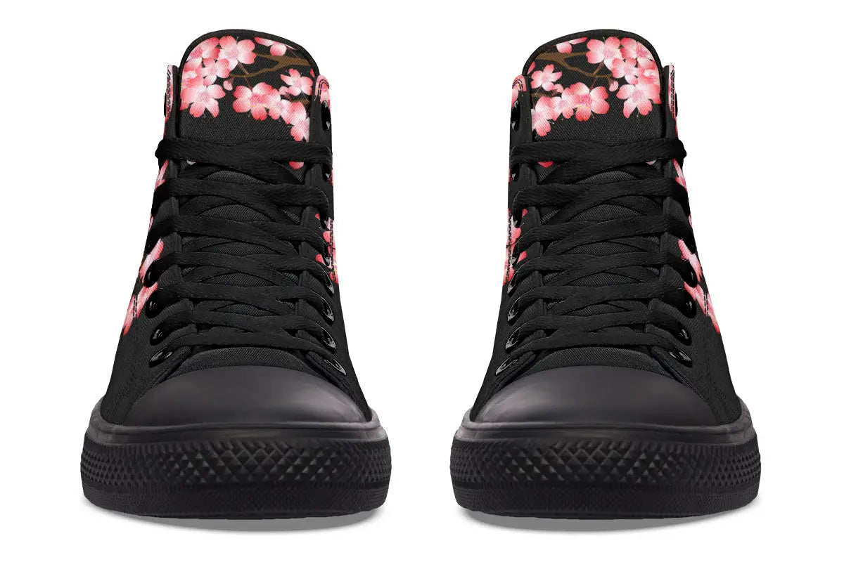 Printed Couple High-top Canvas Shoes