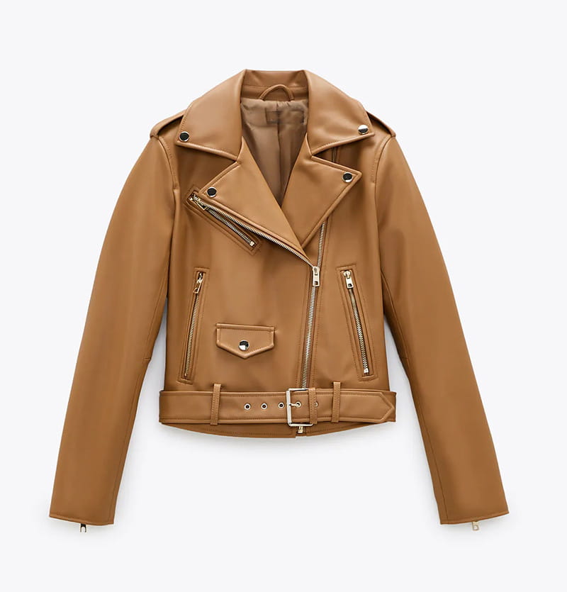Women’s Motorcycle Leather Jackets Autumn New