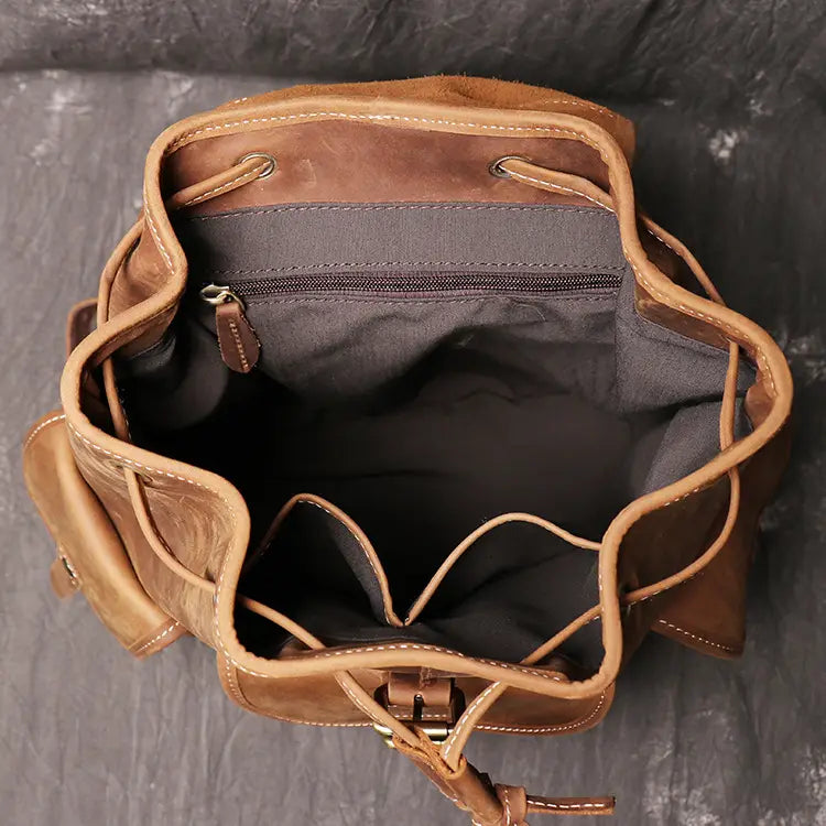 Backpack Women Crazy Horse Leather