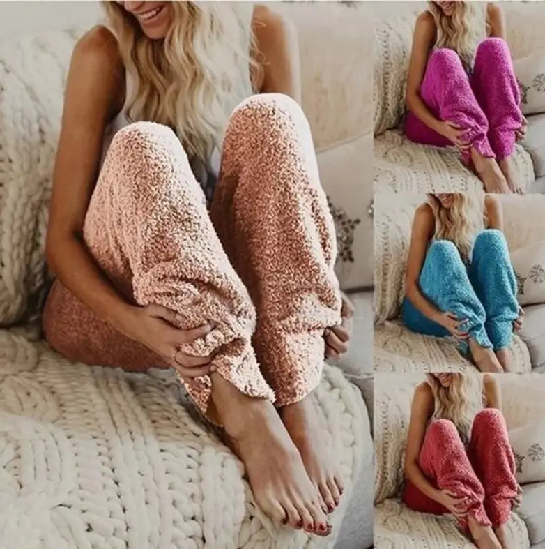 Women Fur Warm Fitness Sport Leggings Winter Fleece Legging Pants