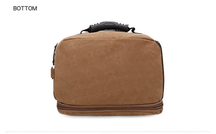 Men Canvas Backpack Huge Travel School Shoulder Computer Backpack Functional Versatile Bags Multifunctional Laptop Bag
