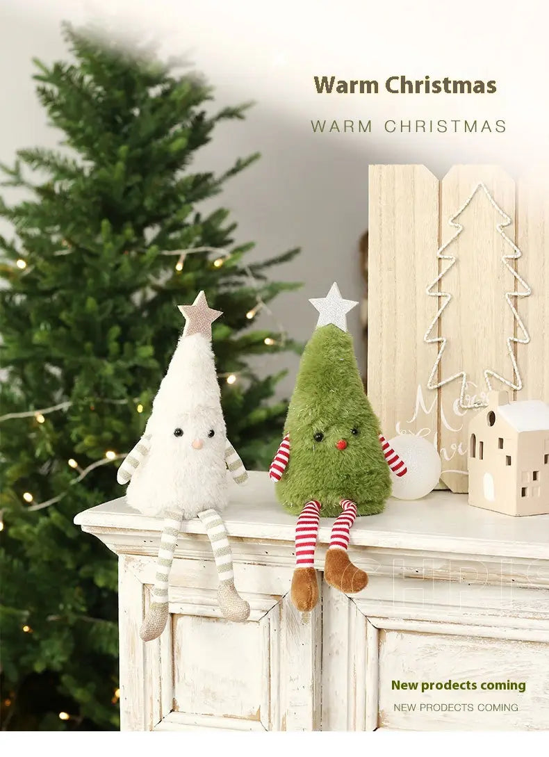 Christmas Decorations Cute Plush Doll Ornaments