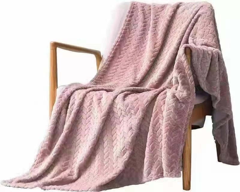 Flannel Wheat Grain Blanket
