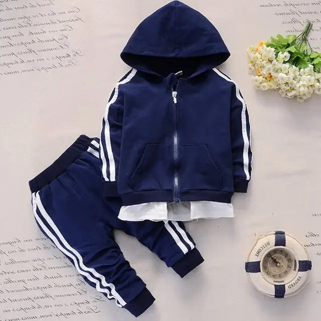 Baby kids sports suit - Navy / 80cm