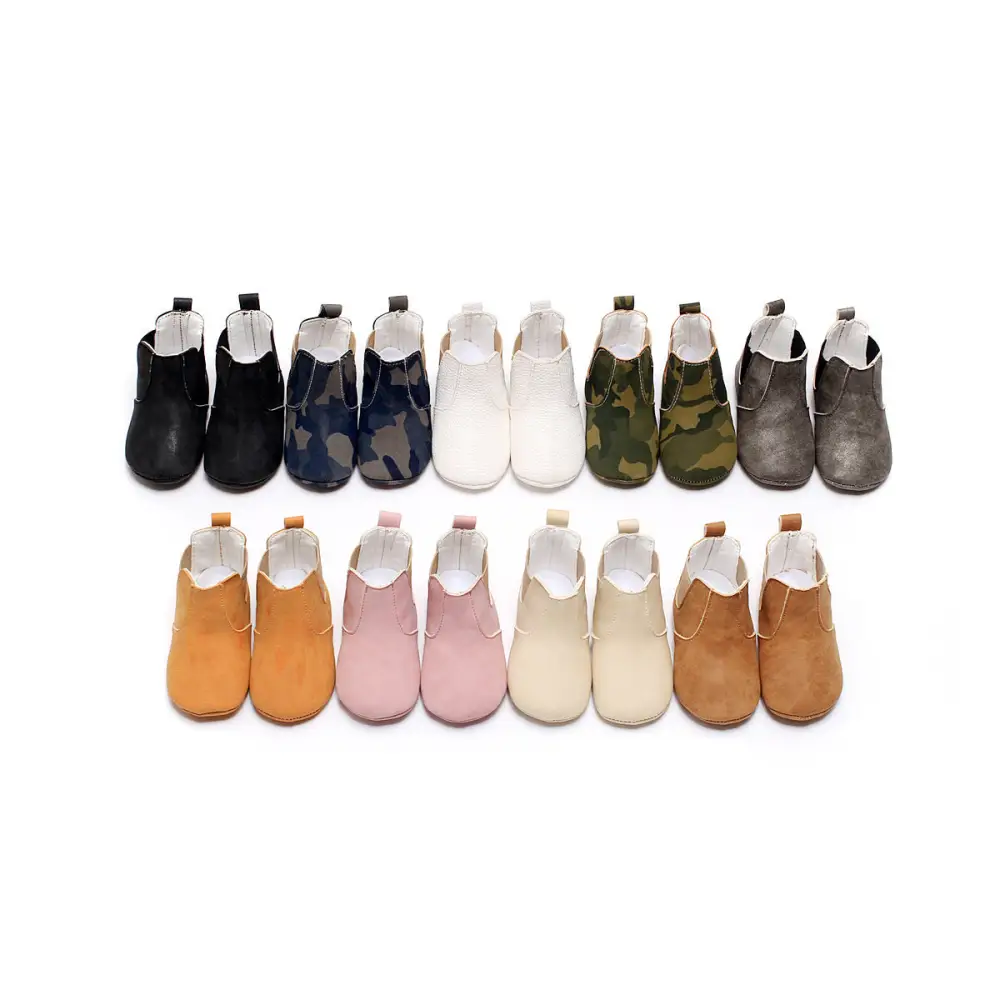 Baby Shoes Baby Xie Shoes Toddler Shoes Elastic PU Soft Shoes Children’s Shoes