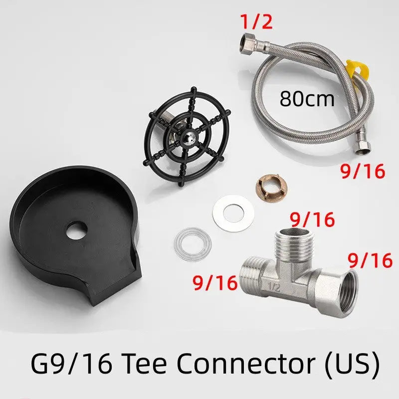 Bar Counter Cup Washer Sink High-pressure Spray Automatic Faucet Coffee Pitcher Wash Cup Tool Kitchen Beyond Trends Hub