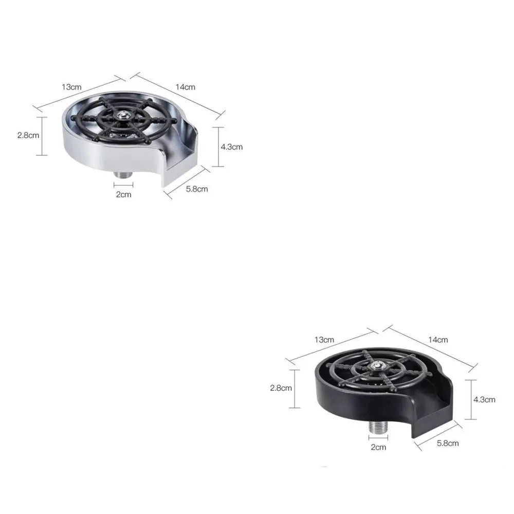 Bar Counter Cup Washer Sink High-pressure Spray Automatic Faucet Coffee Pitcher Wash Cup Tool Kitchen Beyond Trends Hub