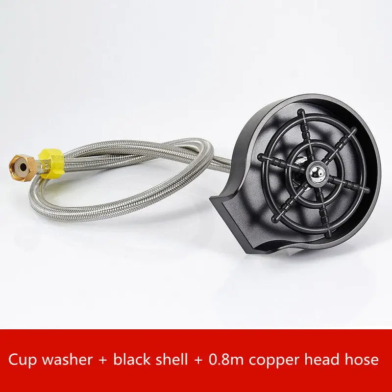 Bar Counter Cup Washer Sink High-pressure Spray Automatic Faucet Coffee Pitcher Wash Cup Tool Kitchen Beyond Trends Hub