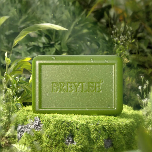 Bath And Wash Face Tea Tree Qu Dou Soap - Green