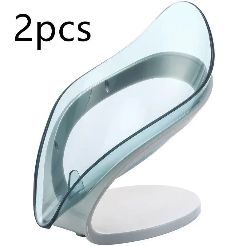 Bathroom Soap Holder Leaf Shape Soap Box Kitchen Dish Storage Box Non-slip Drain Soap Storage Case Container Bathroom Accessorie Beyond Trends Hub