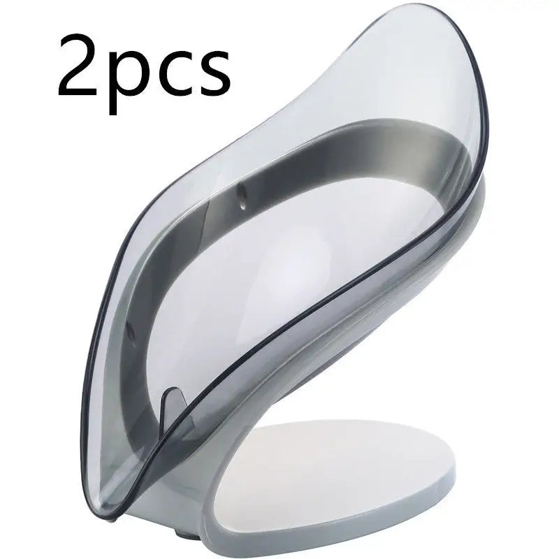 Bathroom Soap Holder Leaf Shape Soap Box Kitchen Dish Storage Box Non-slip Drain Soap Storage Case Container Bathroom Accessorie Beyond Trends Hub