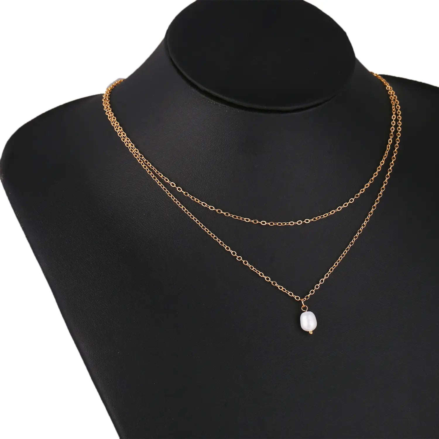 Women’s Multi-layer Freshwater Pearl Pendant Necklace