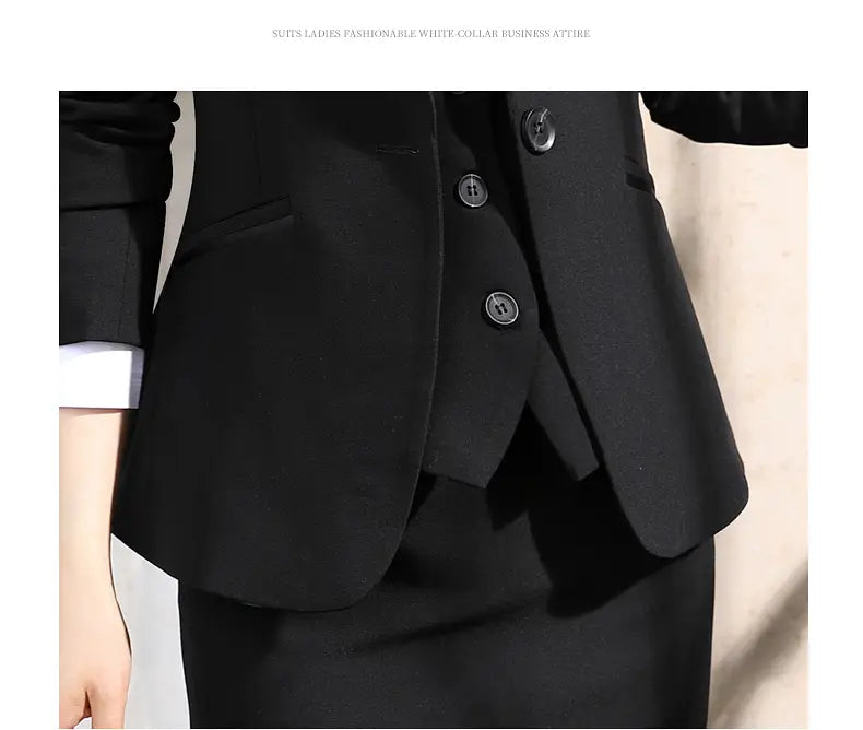 Temperament Formal College Students Interview Suit Workwear Workwear