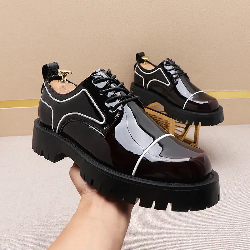 Men’s Leather Waterproof And Non-slip Hiking Shoes