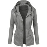Women’s fashion solid color lapel biker jacket