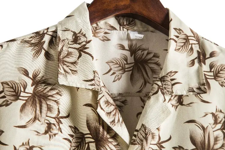 Men Short Sleeved Beach Shirts