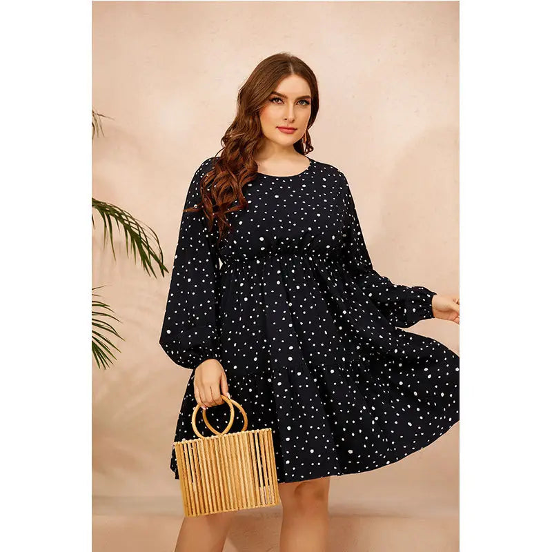 Leisure Home Loose Women’s Plus Size Floral Dress