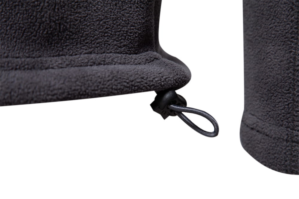 Fashion Personality Stand-collar Zippered Sweatshirt With Fleece Winter Casual Pullover Top Men’s Clothing