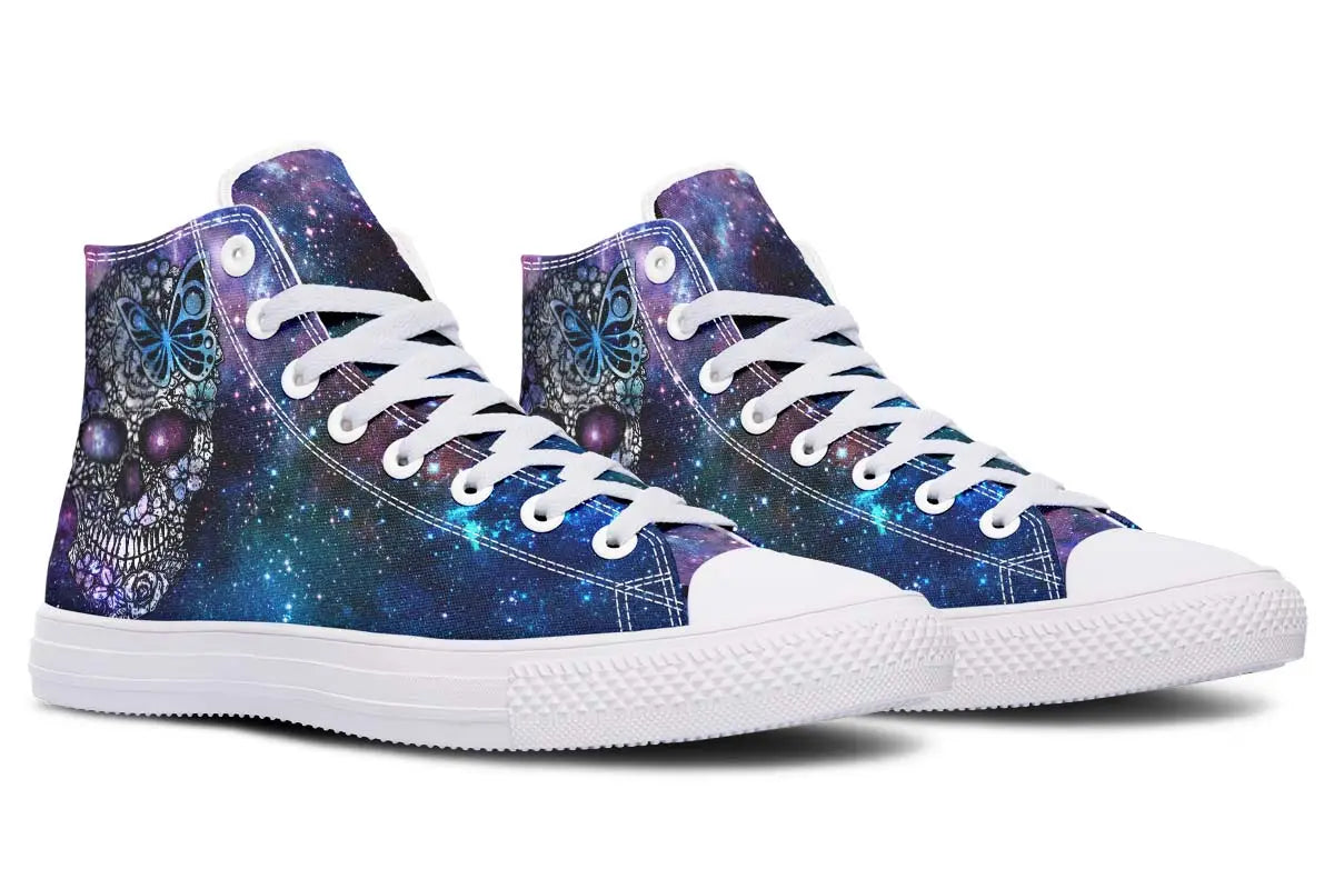 Printed Couple High-top Canvas Shoes