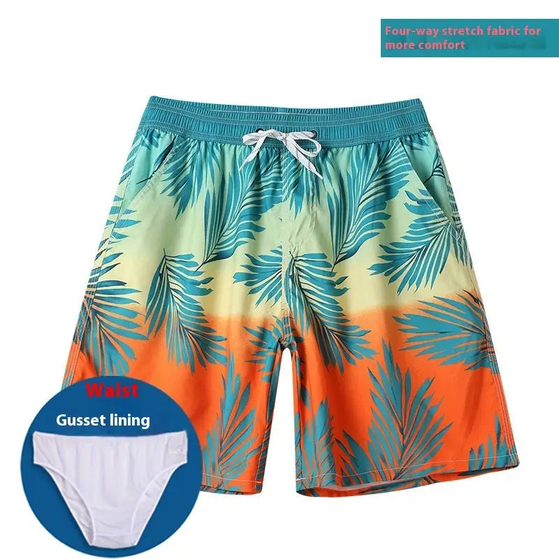 Beach Pants Men's Soakable Hot Spring Swimming Trunks Water Park Beach Couple Vacation Suit Loose Shorts Women Beyond Trends Hub