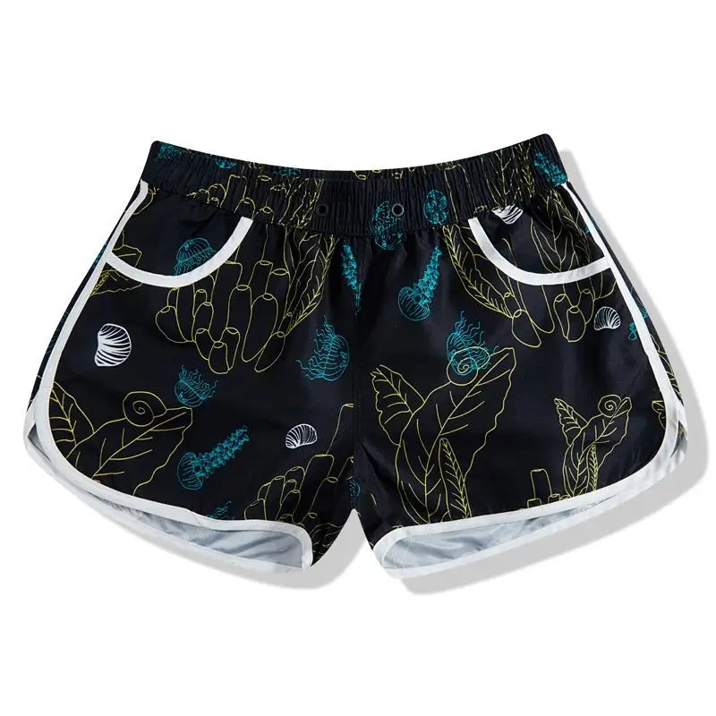 Beach Pants Men's Soakable Hot Spring Swimming Trunks Water Park Beach Couple Vacation Suit Loose Shorts Women Beyond Trends Hub