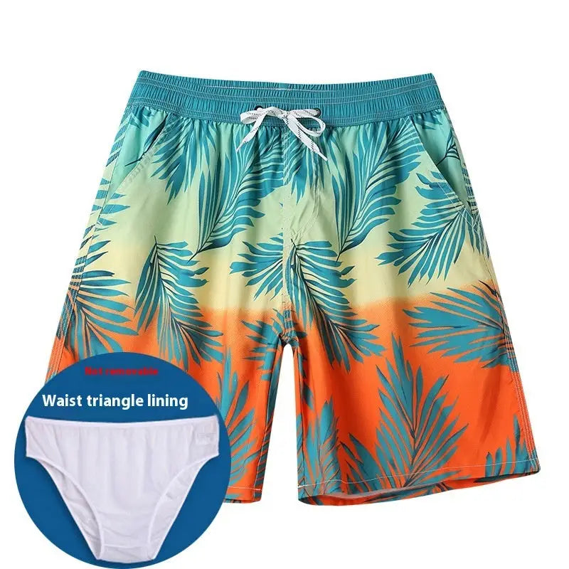Beach Pants Men's Soakable Hot Spring Swimming Trunks Water Park Beach Couple Vacation Suit Loose Shorts Women Beyond Trends Hub