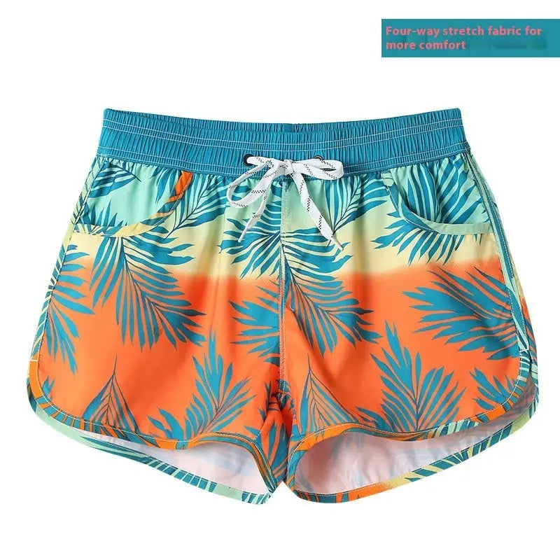 Beach Pants Men's Soakable Hot Spring Swimming Trunks Water Park Beach Couple Vacation Suit Loose Shorts Women Beyond Trends Hub